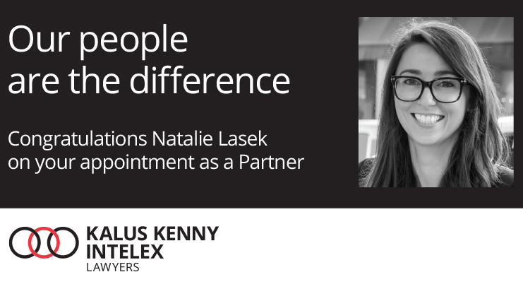 Natalie Lasek joins Kalus Kenny Intelex Partnership