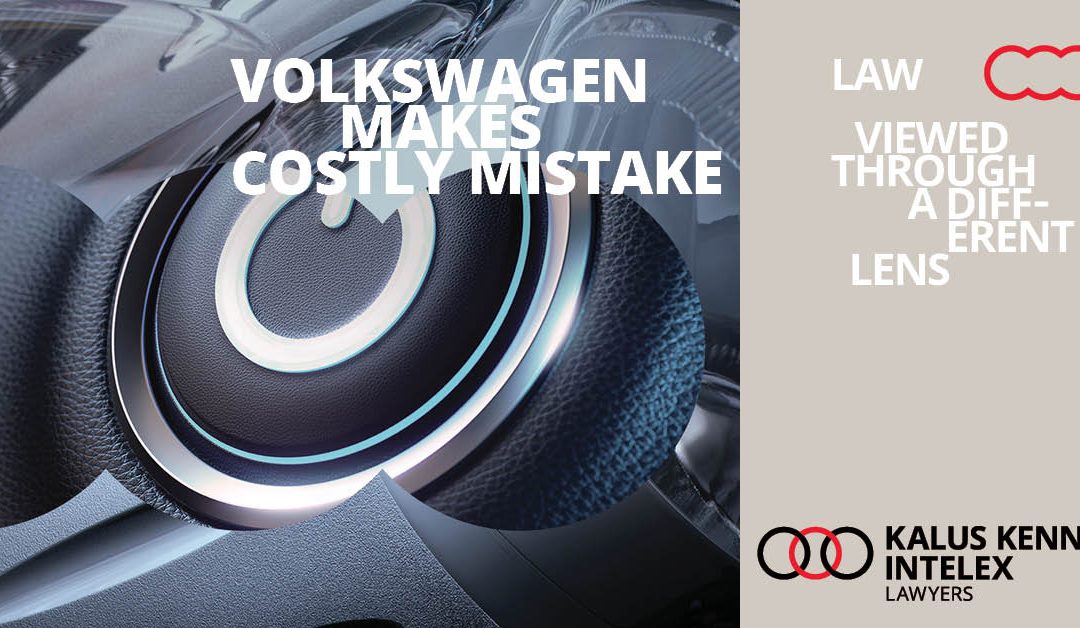 Volkswagen makes costly mistake
