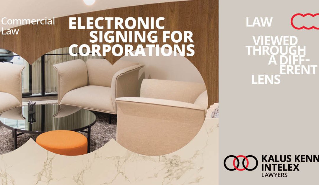 Corporations move closer to electronic signing