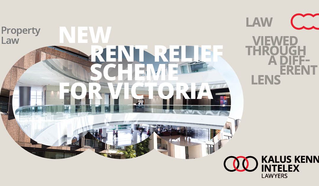 New rent relief scheme for Victoria