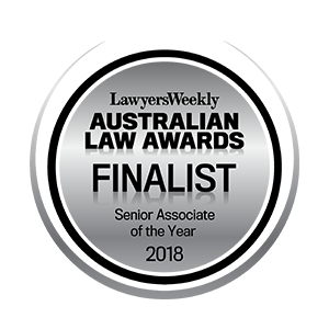 2018 Australian Law Awards – Senior Associate – Finalist