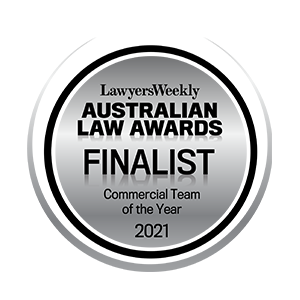 2021 Australian Law Awards – Commercial Team – Finalist