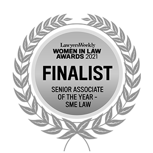 2021 Women in Law Awards – Senior Associate – Finalist
