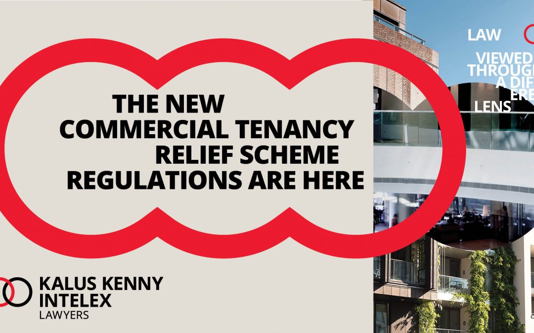 How do the new Commercial Tenancy Relief Scheme Regulations apply to you?