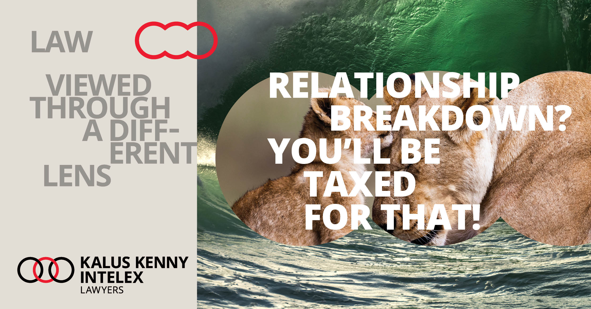 Relationship breakdown? You’ll be taxed for that!