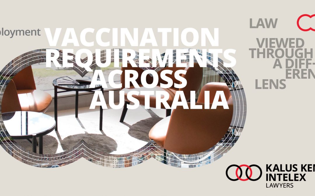 Australian Vaccination Requirements – a state by state summary