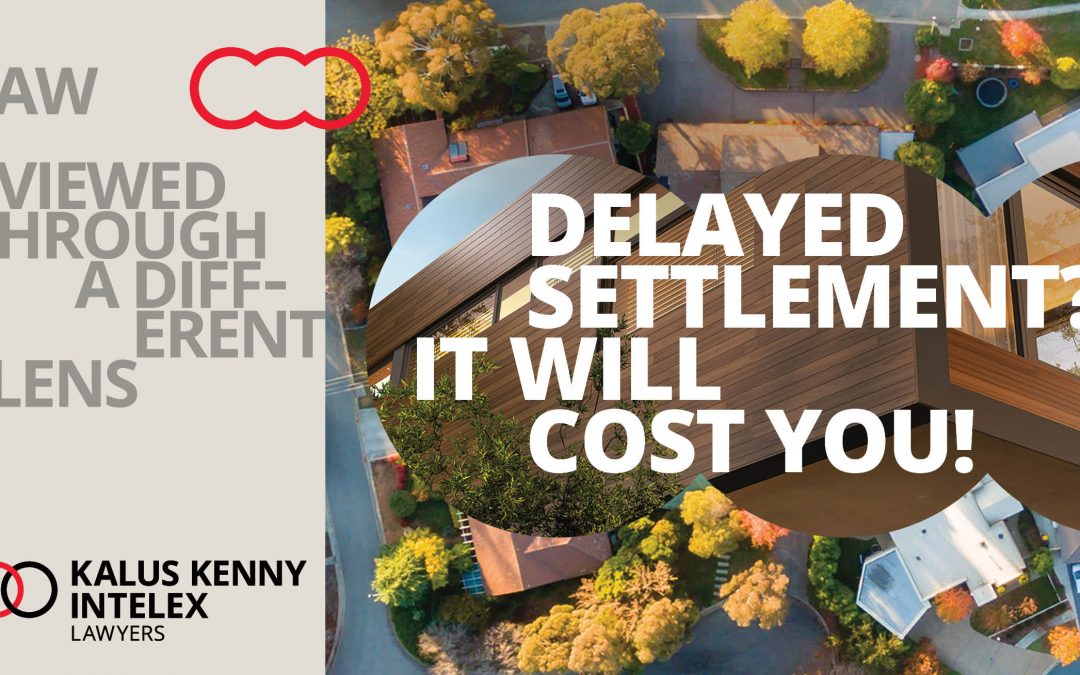 Delayed settlement? It will cost you!