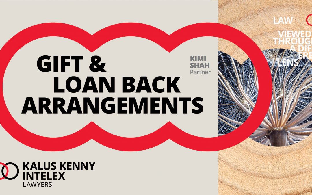 Are gift and loan back arrangements still enforceable?
