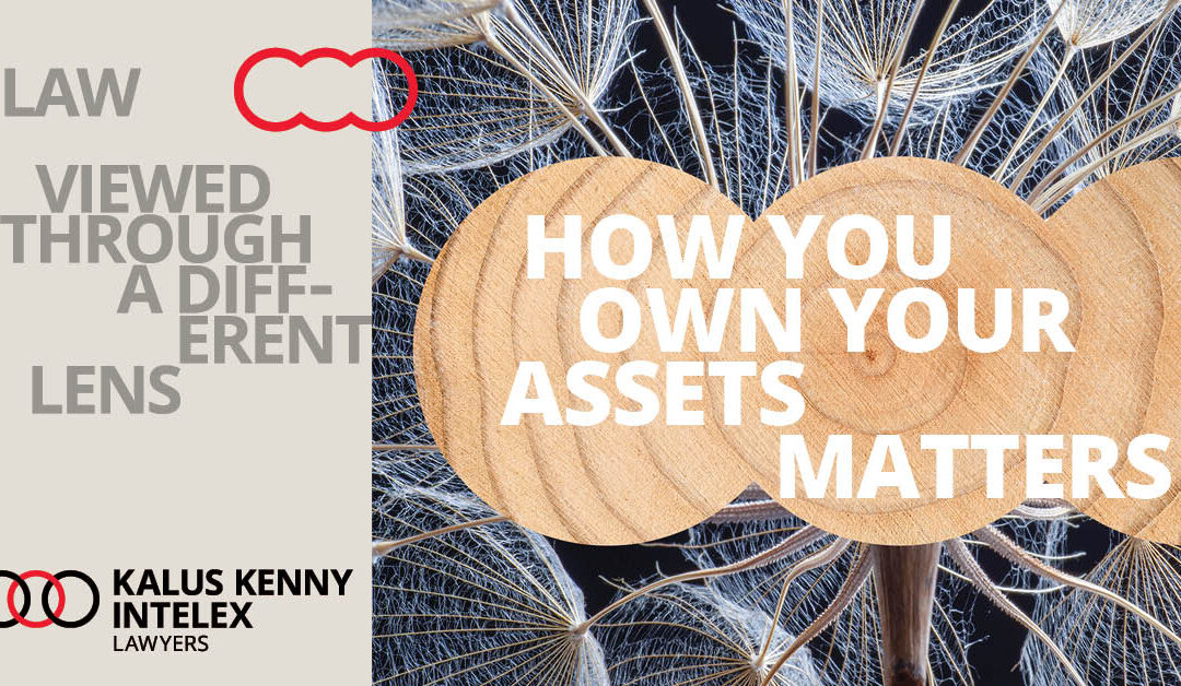 How you own your assets does matter!