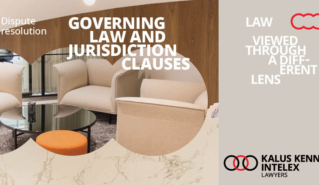What are governing law and jurisdiction clauses?