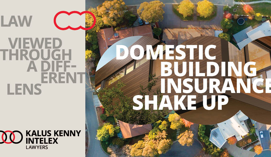 The long awaited domestic building insurance shake up is here