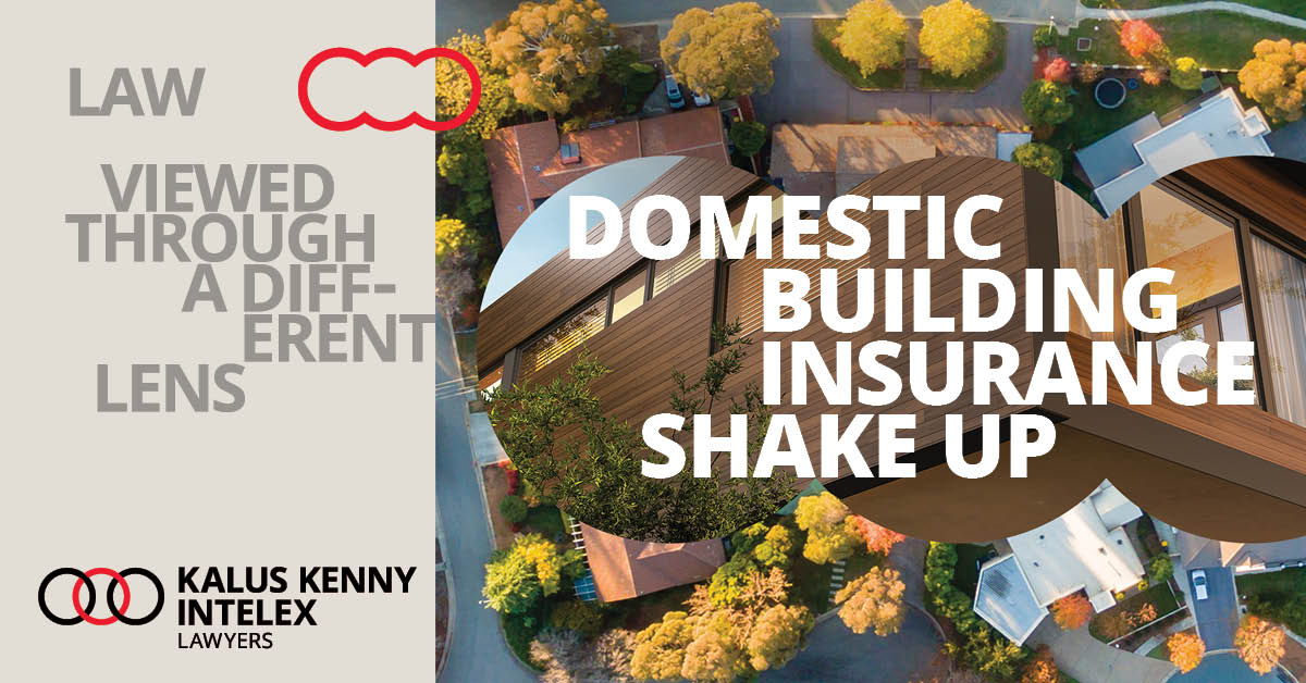 The long awaited domestic building insurance shake up is here